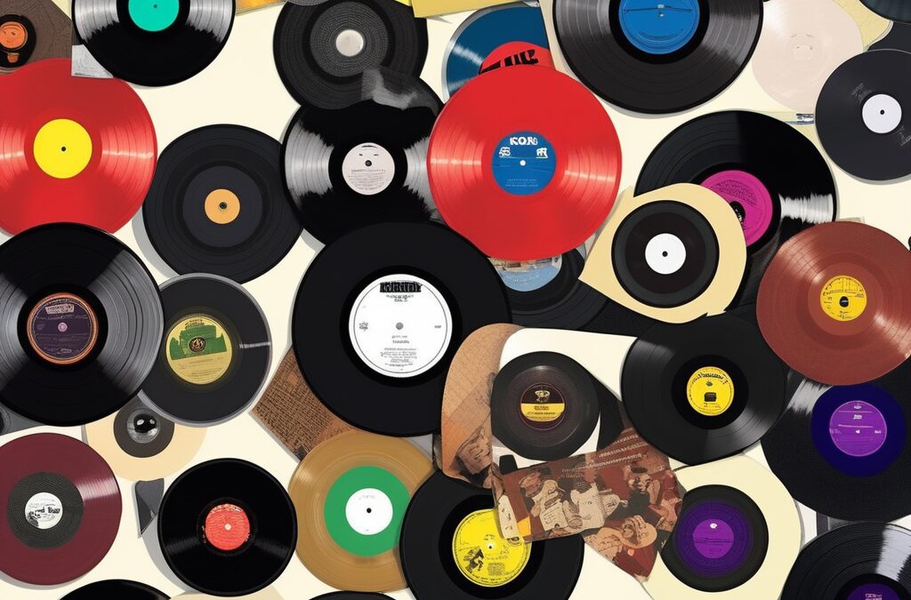 An image showing a comprehensive guide to determining the value of vinyl records